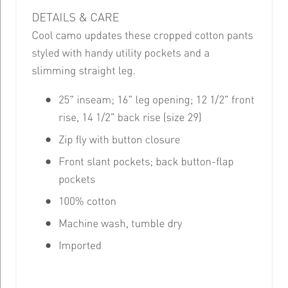 Free People Remy Cropped Camo Pants - Picture 8 of 8